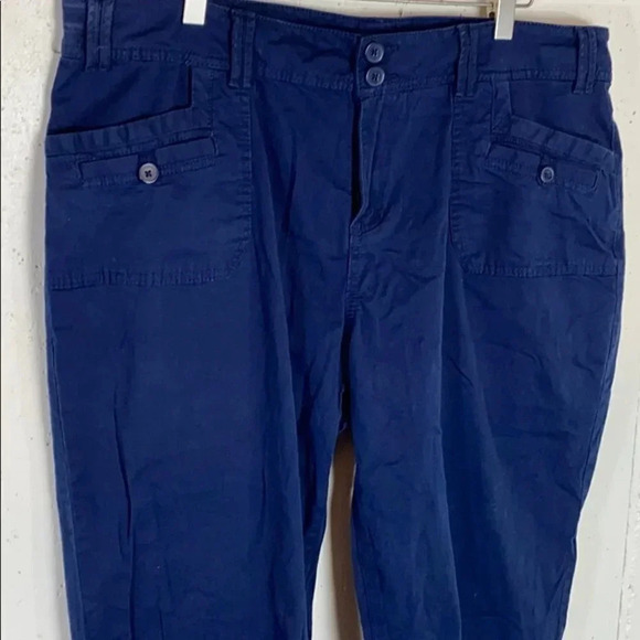 Fashion Bug 18 blue cotton/spandex‎ capris - Picture 4 of 4